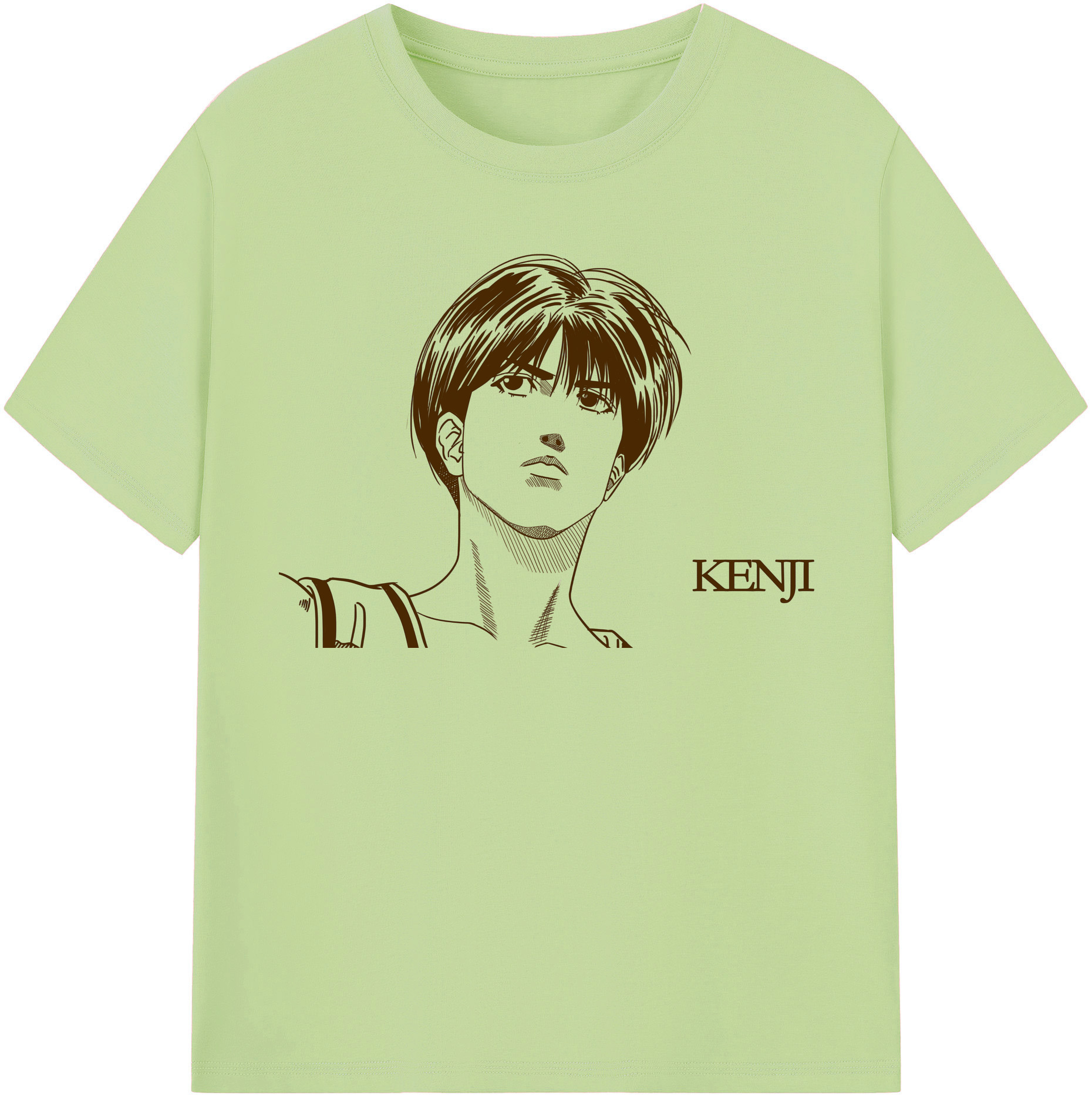 SLAM DUNK／スラムダンク 綿100％半袖Tシャツ（フロントプリント）
